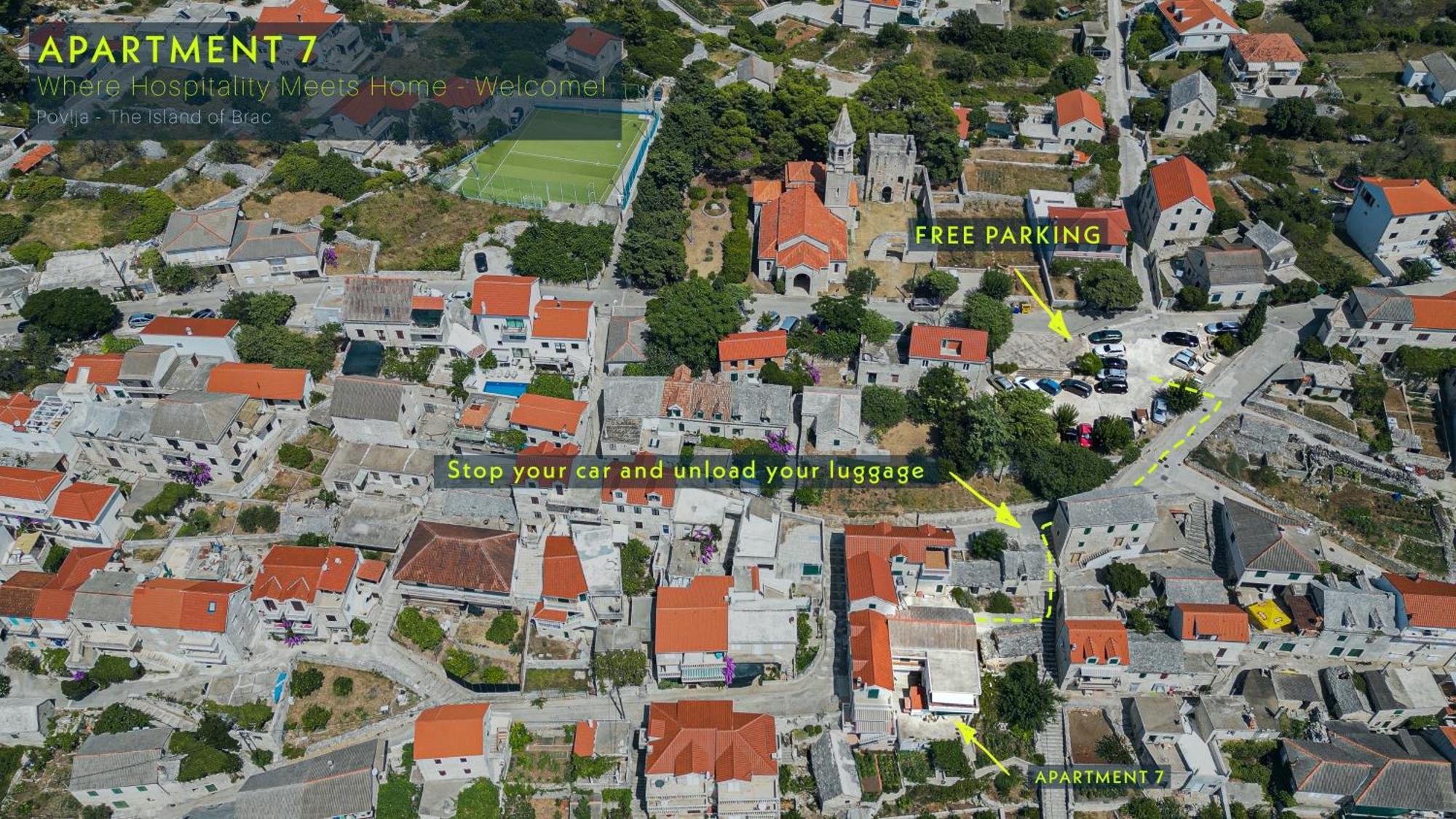 Apartman 7 Povlja  Exteriér fotografie