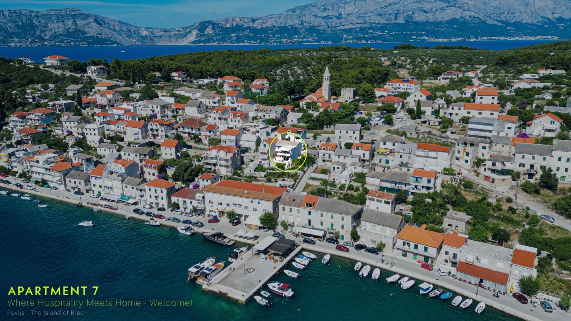 Apartman 7 Povlja  Exteriér fotografie