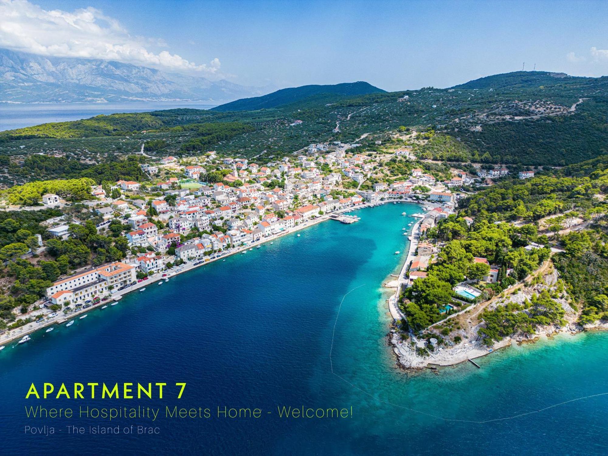 Apartman 7 Povlja  Exteriér fotografie
